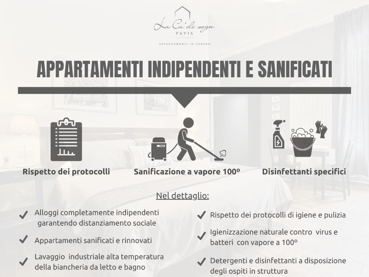La Ca' Di Sogn Aparthotel Pavia Exteriör bild
